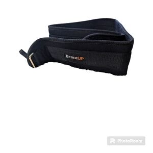 Weight lifting belt. Brace up. Size XL. Black.